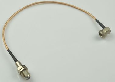 Κίνα Θηλυκό συνδετήρων συνελεύσεων Φ καλωδίων συνήθειας RF στον αρσενικό συνδετήρα 75 ωμ προμηθευτής